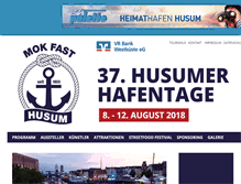 Tablet Screenshot of hafentage-husum.de